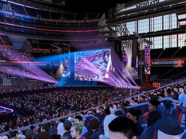 AT&T Stadium - Section C 112 Seat View