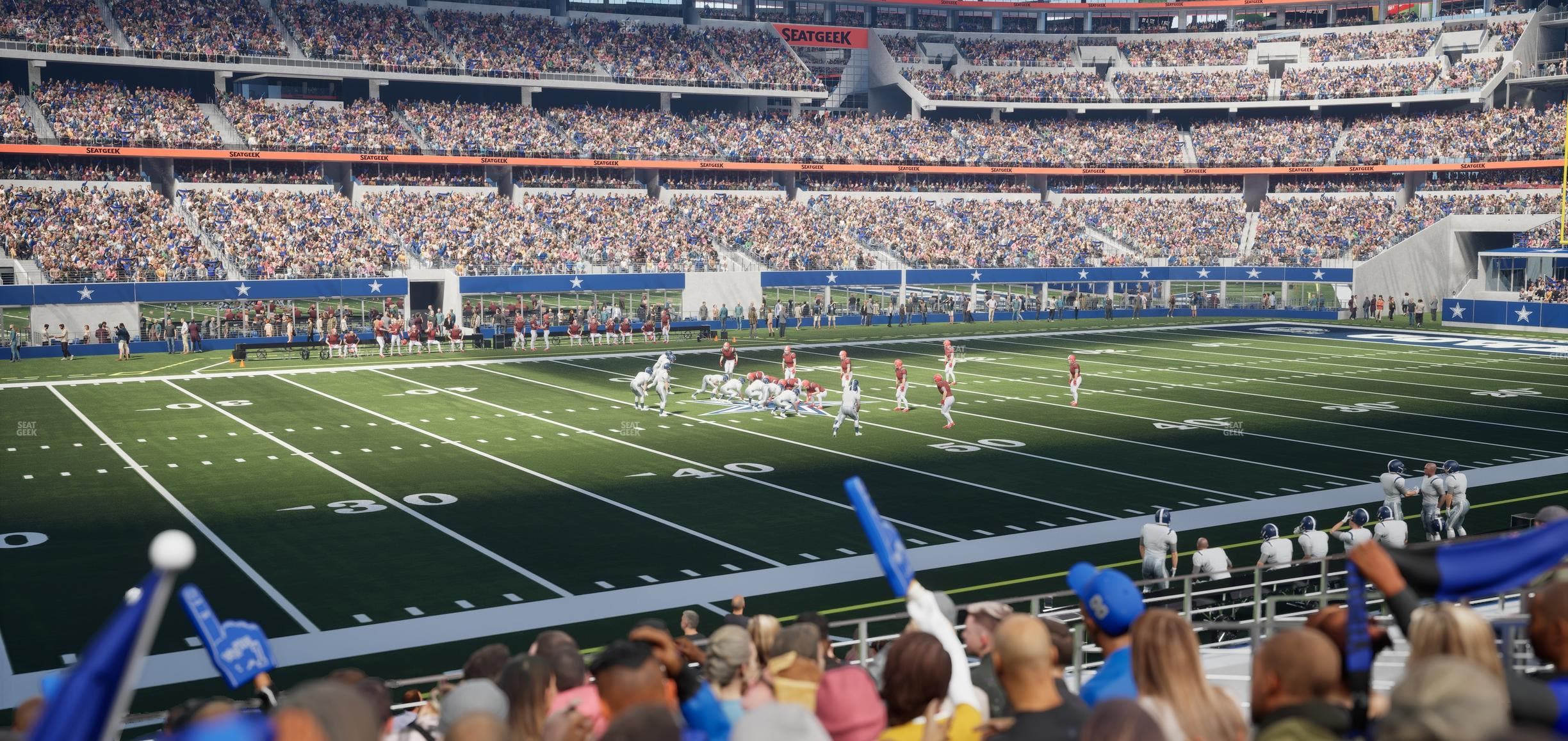 AT&T Stadium - Section C 113 Seat View