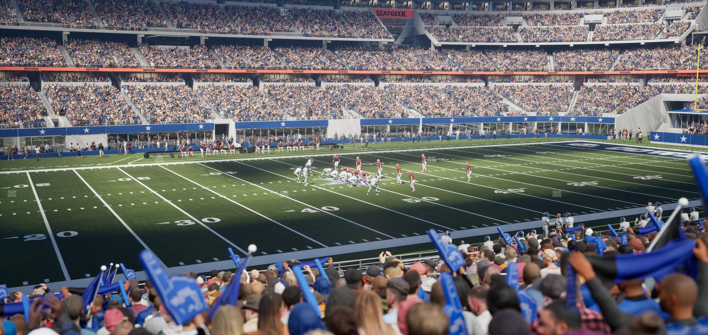 AT&T Stadium - Section C 113 Seat View