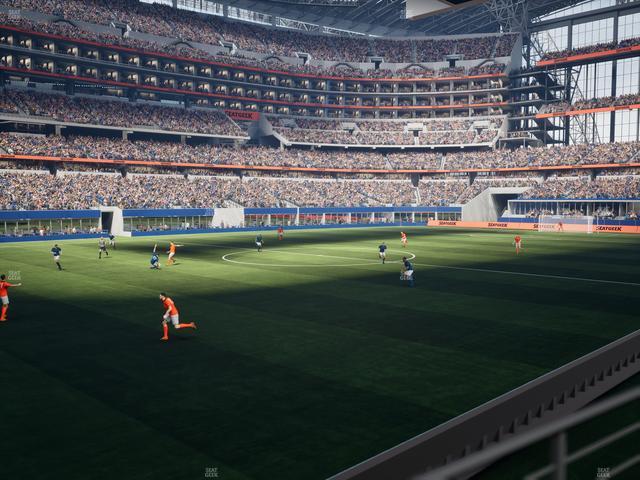 AT&T Stadium - Section C 114 Seat View