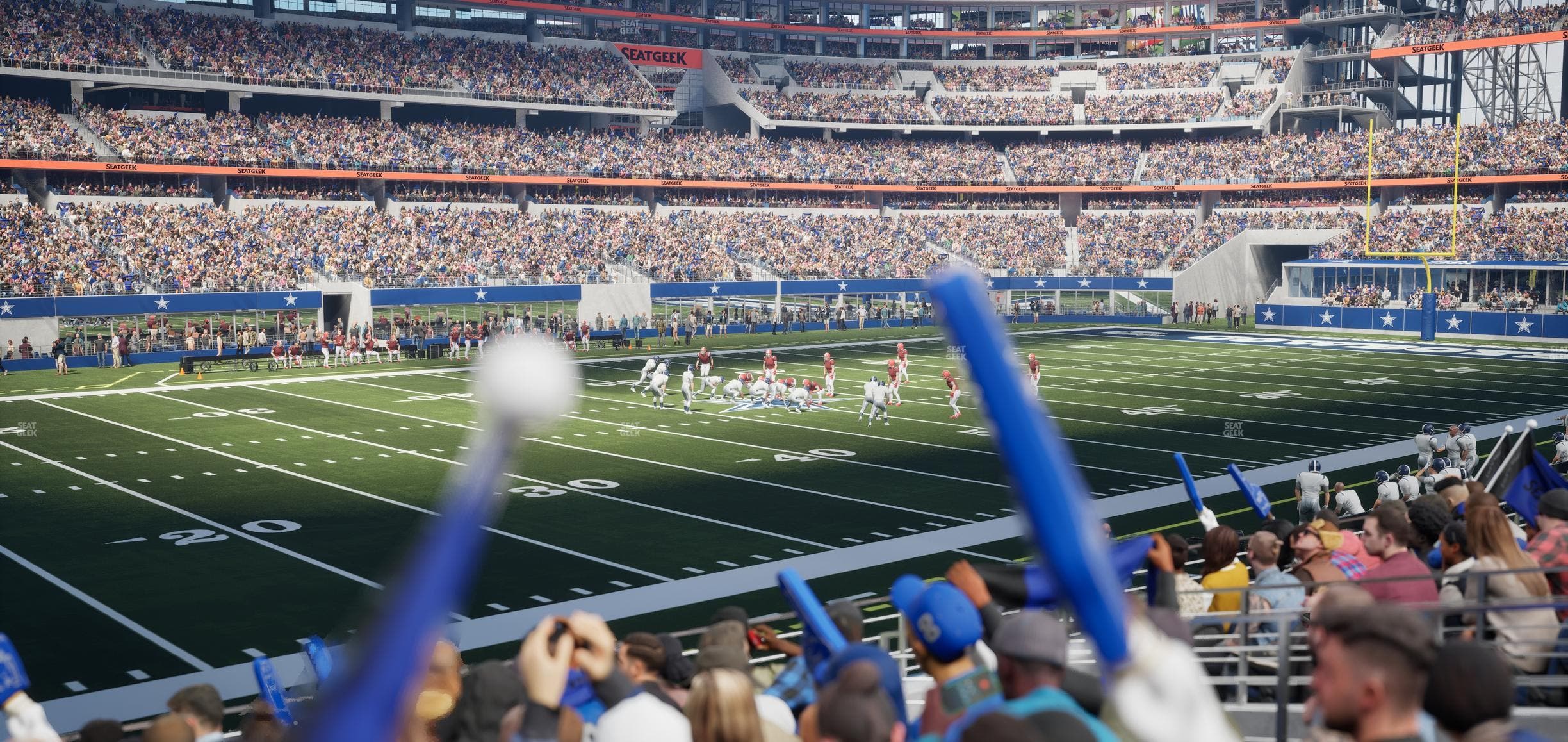 AT&T Stadium - Section C 114 Seat View
