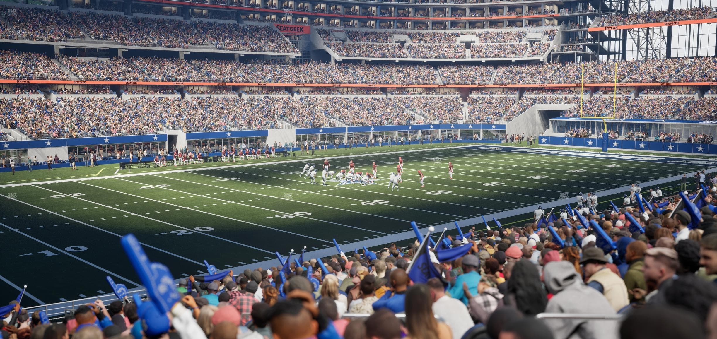 AT&T Stadium - Section C 115 Seat View