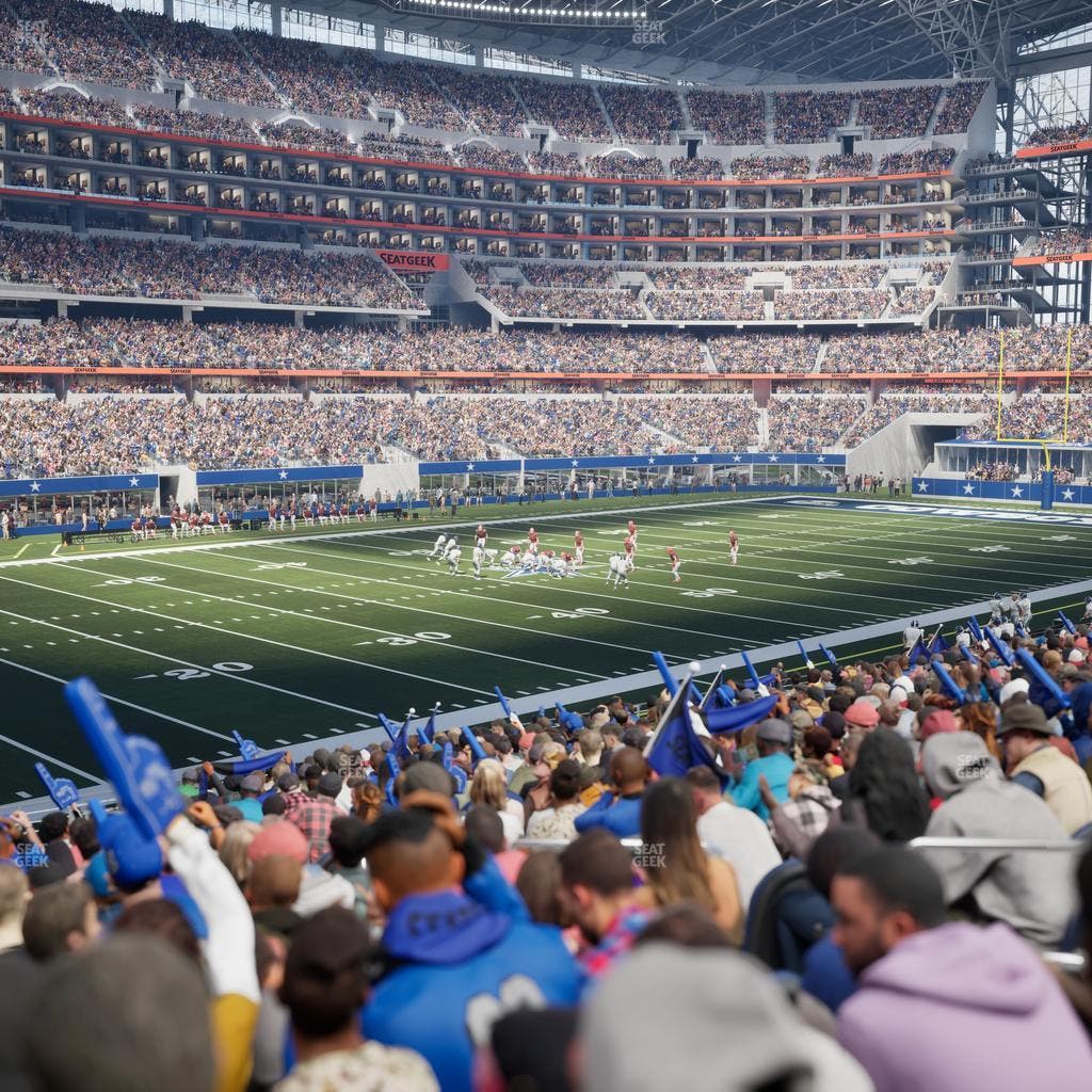 AT&T Stadium - Section C 115 Seat View