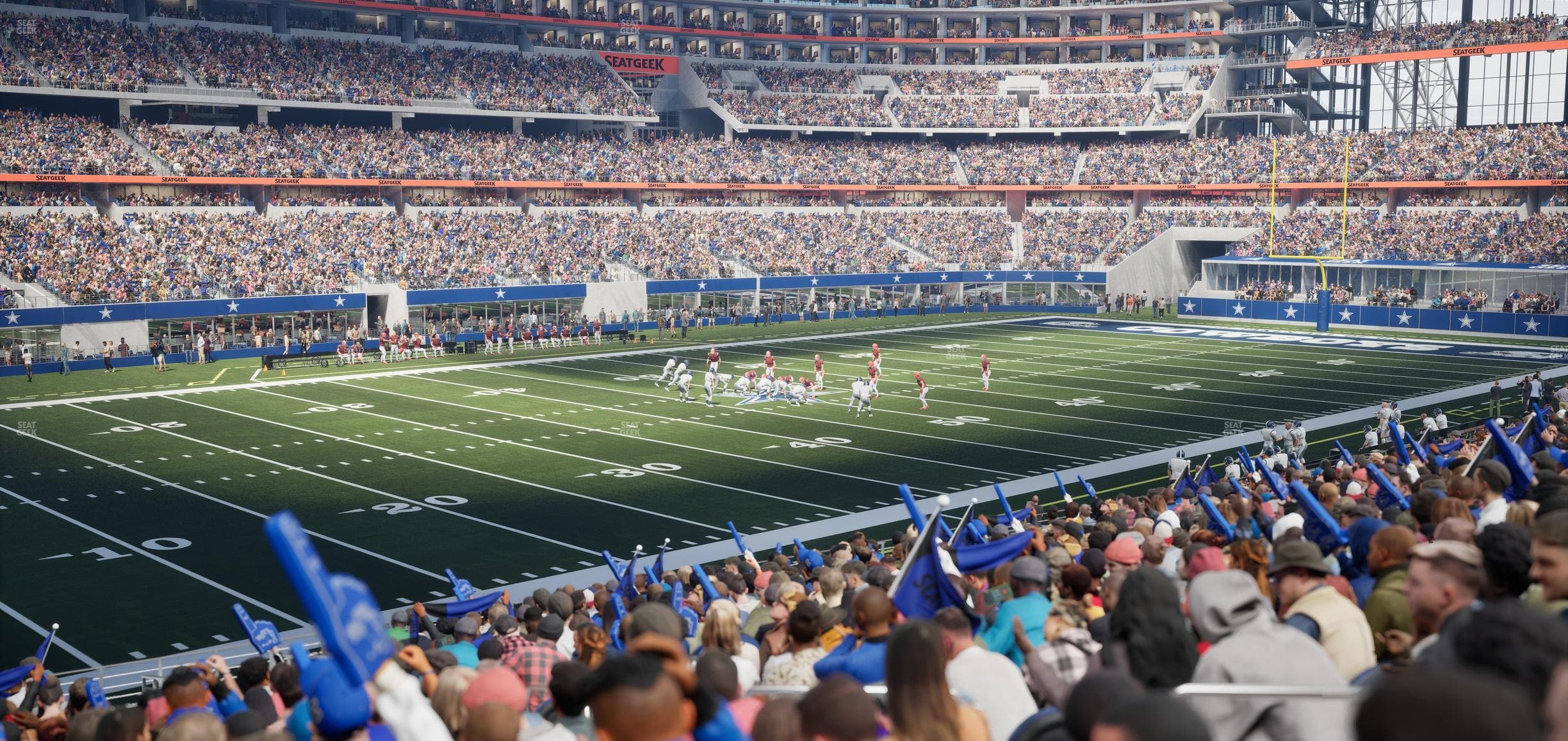 AT&T Stadium - Section C 115 Seat View