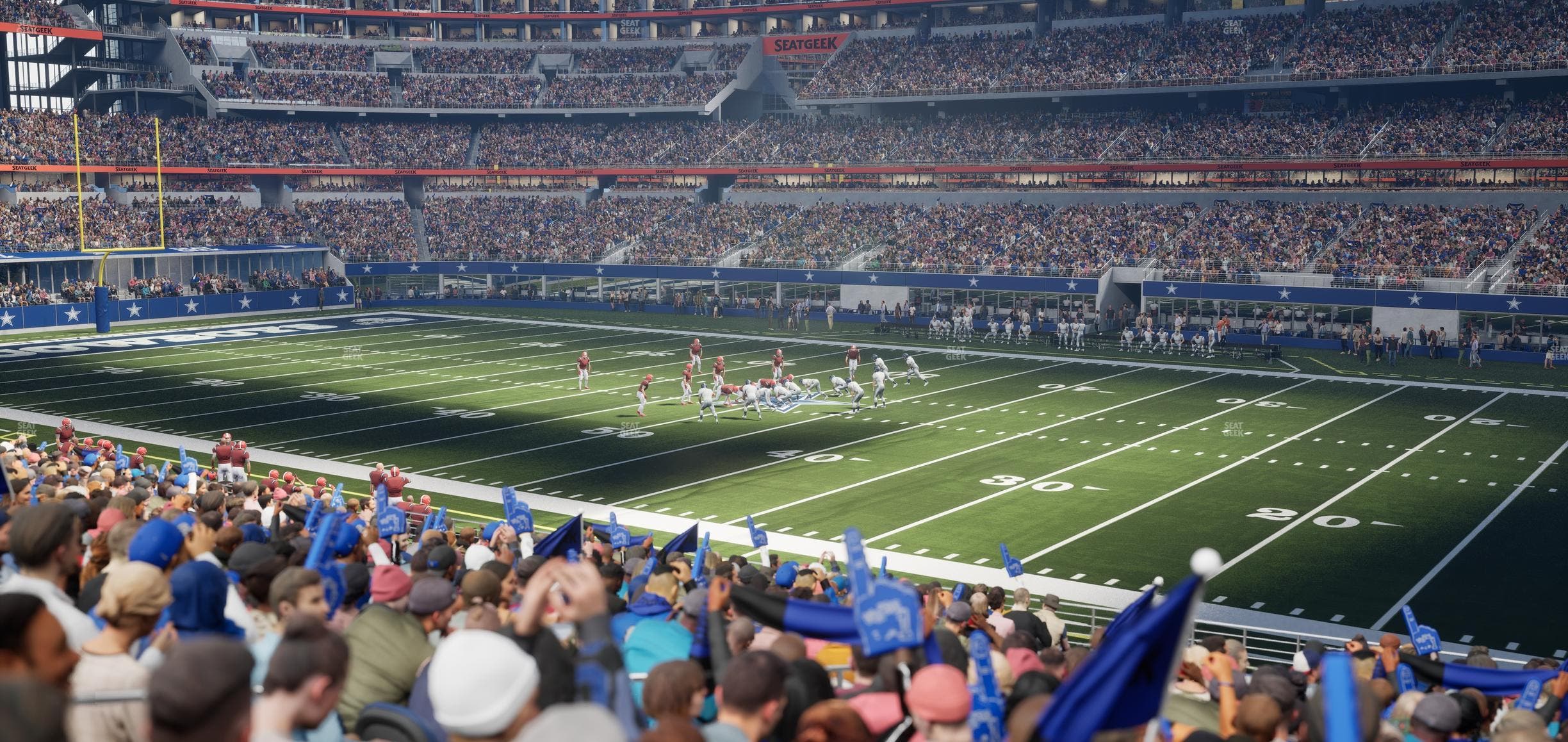 AT&T Stadium - Section C 132 Seat View