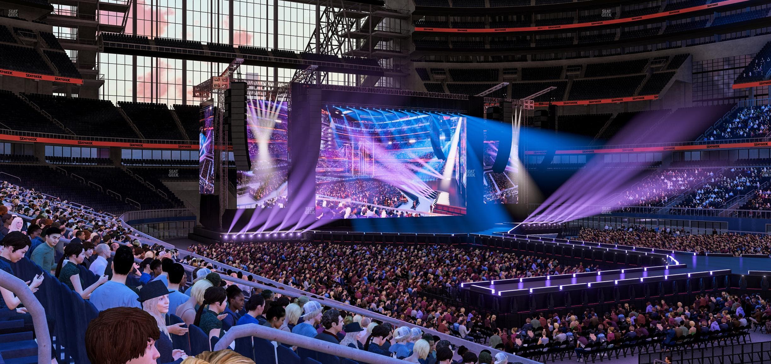 AT&T Stadium - Section C 132 Seat View