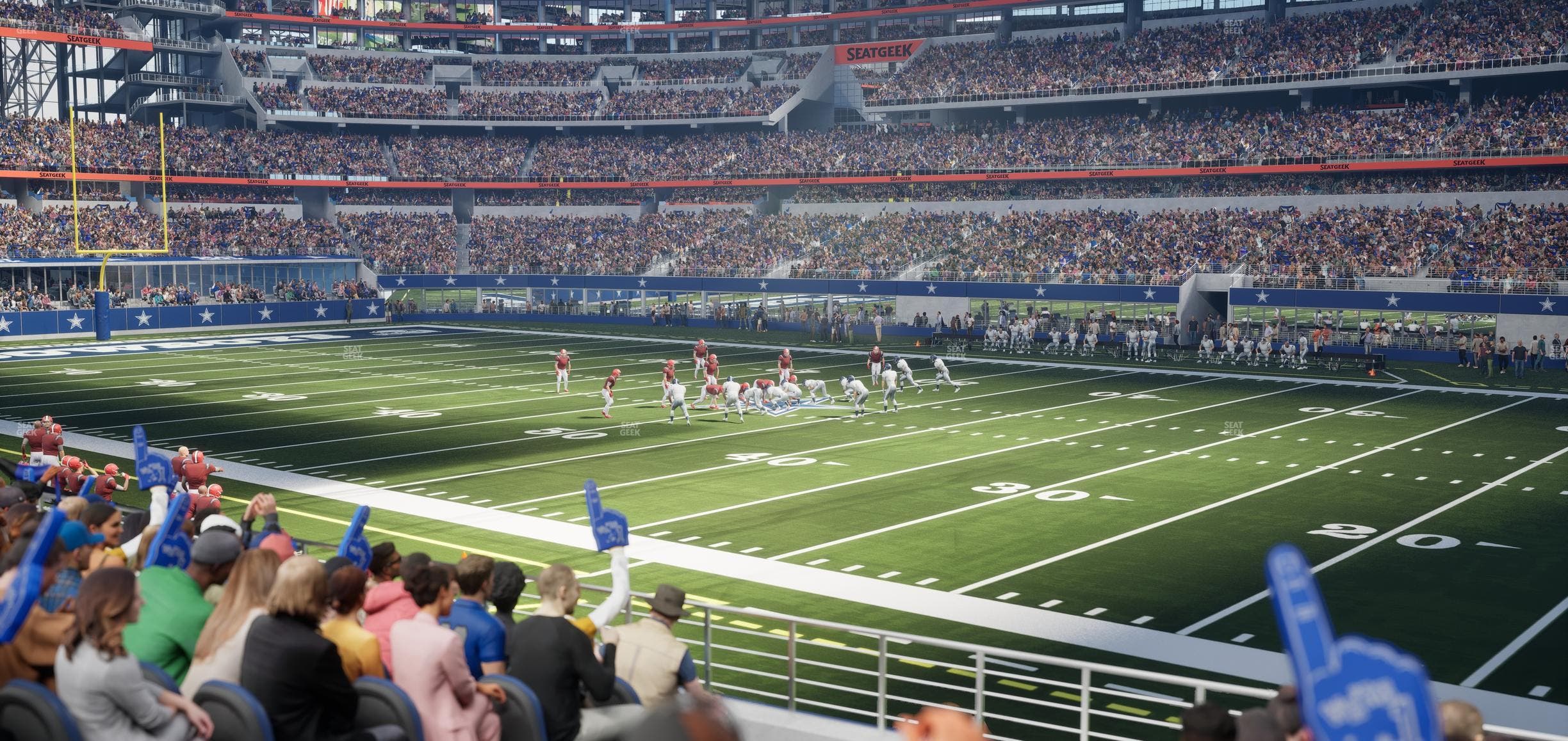 AT&T Stadium - Section C 132 Seat View
