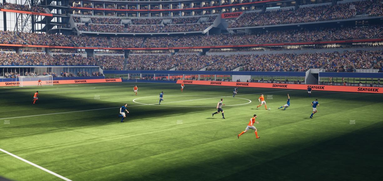 AT&T Stadium - Section C 132 Seat View