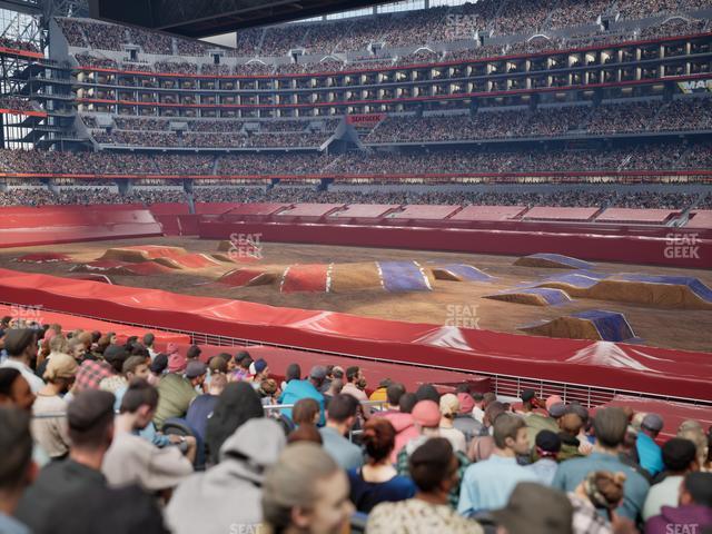 AT&T Stadium - Section C 132 Seat View AT&T Stadium - Section C 132 Seat View