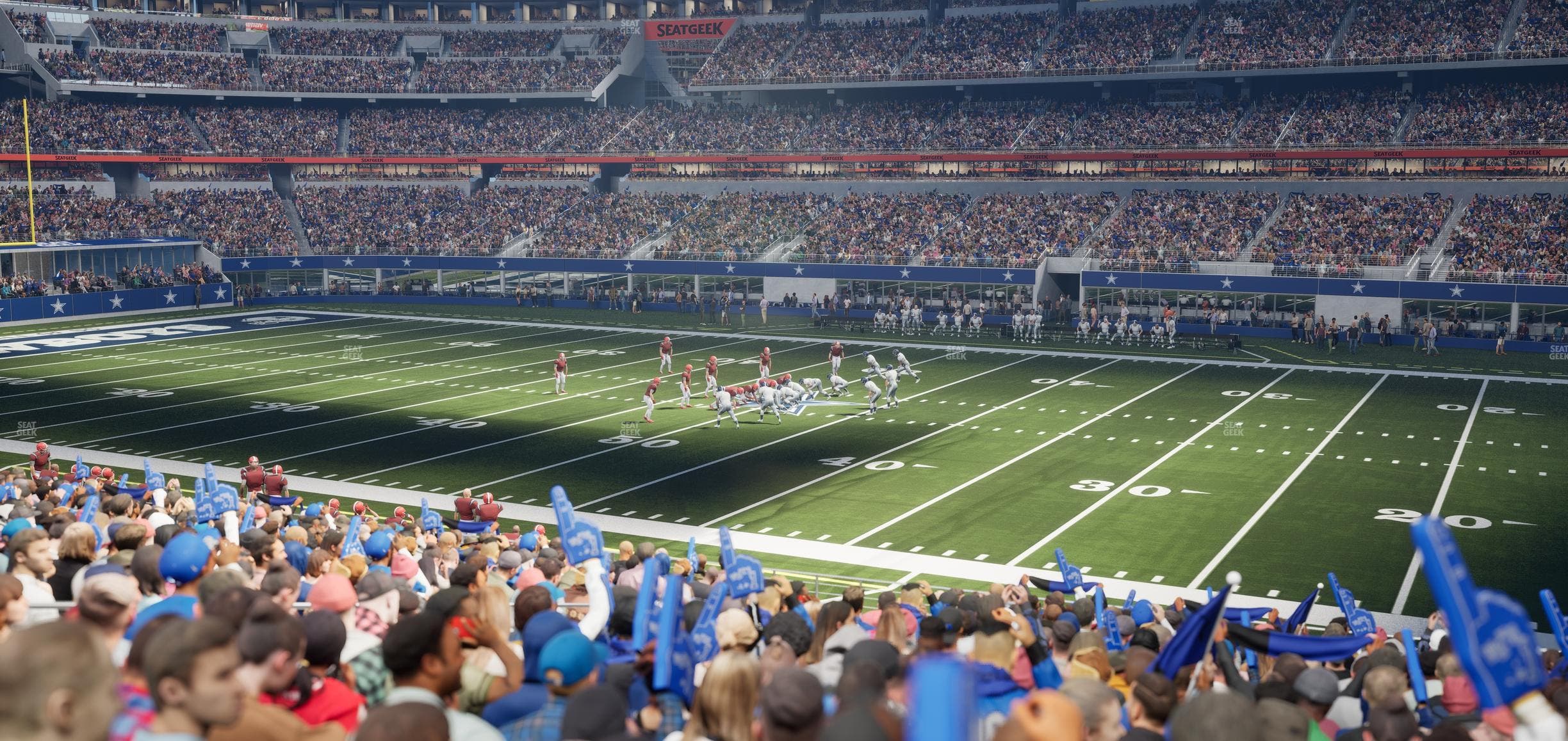 AT&T Stadium - Section C 133 Seat View