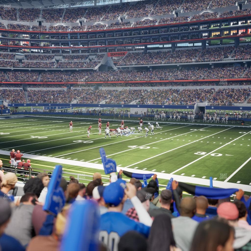 AT&T Stadium - Section C 133 Seat View