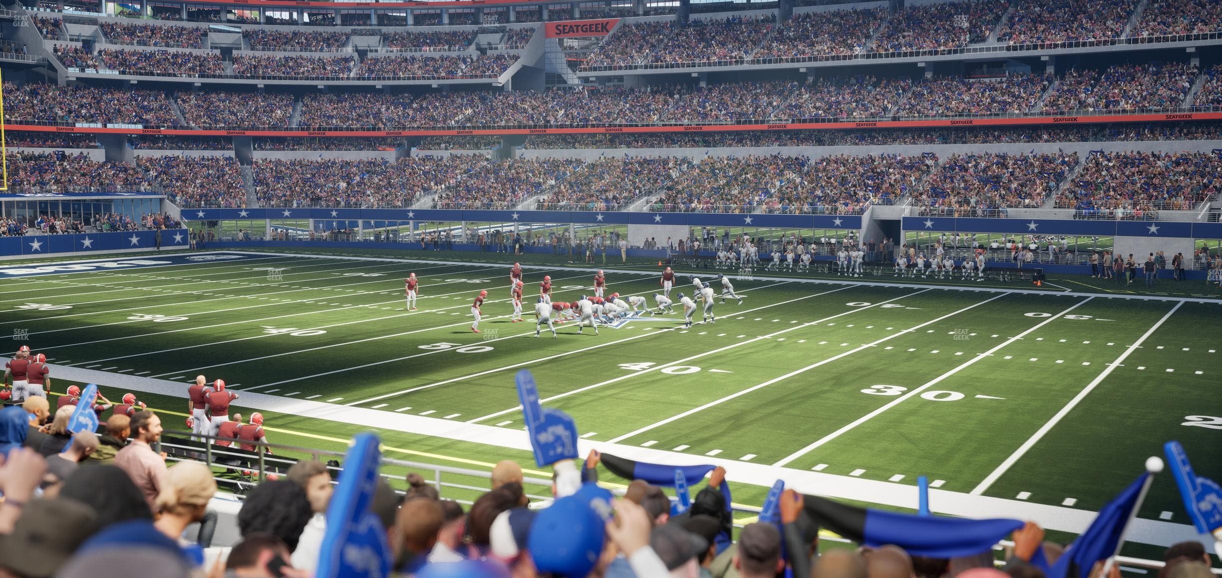 AT&T Stadium - Section C 133 Seat View