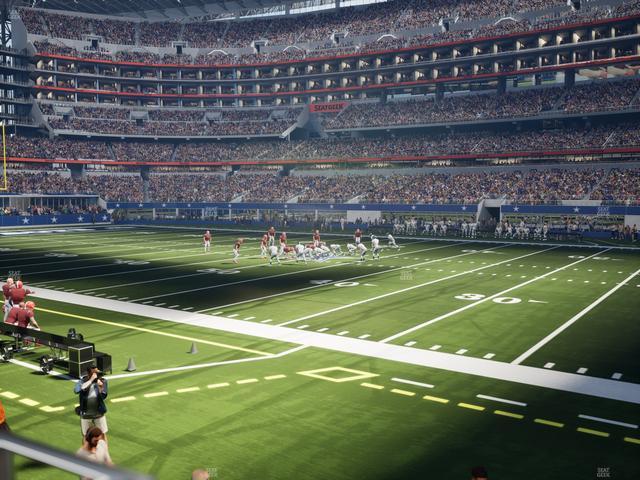 AT&T Stadium - Section C 133 Seat View