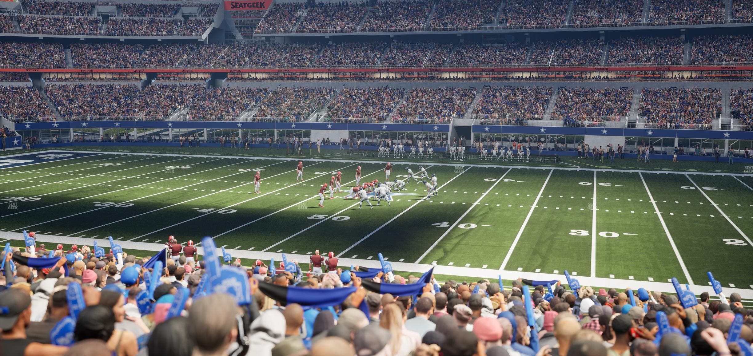 AT&T Stadium - Section C 134 Seat View