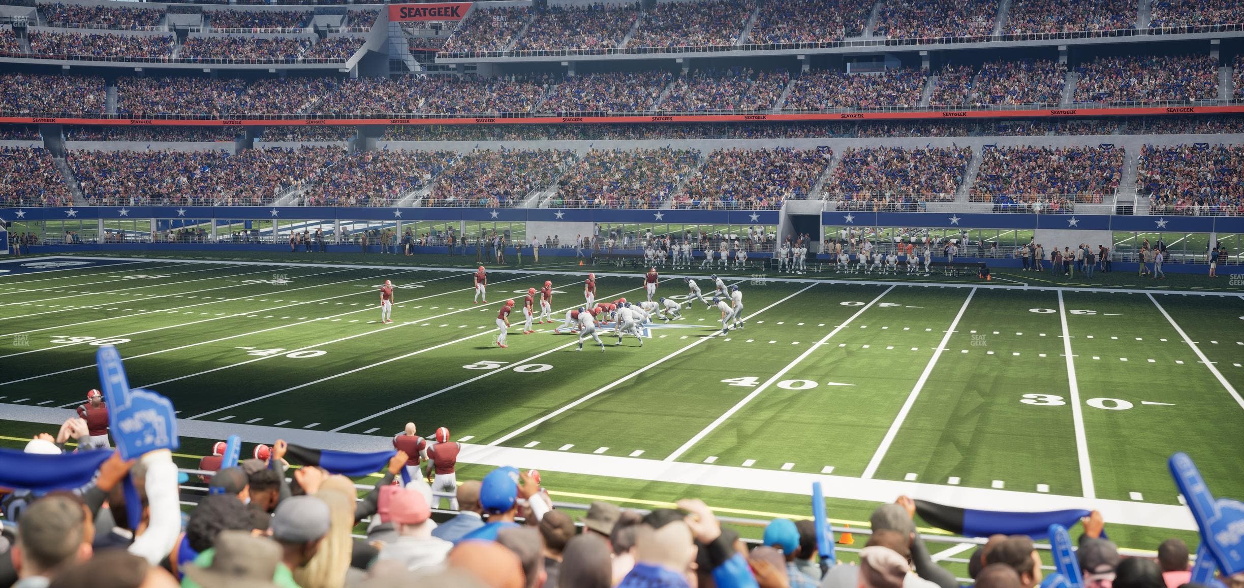 AT&T Stadium - Section C 134 Seat View