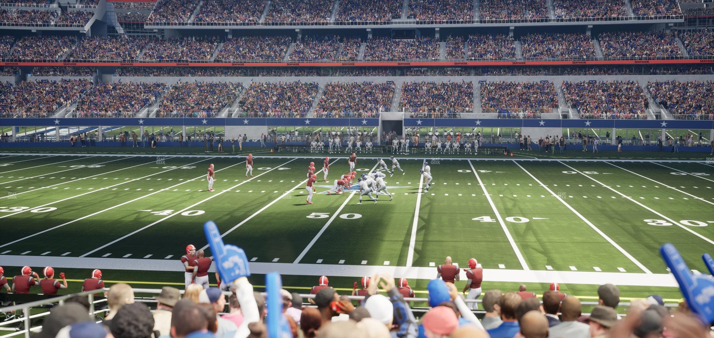 AT&T Stadium - Section C 135 Seat View