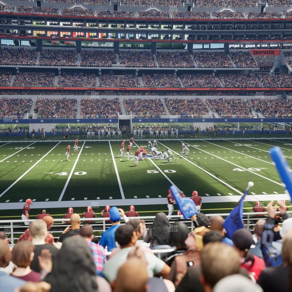 AT&T Stadium - Section C 136 Seat View