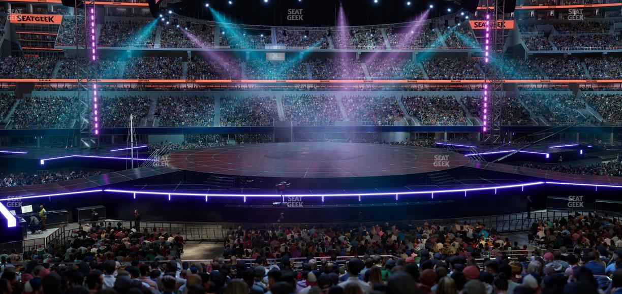 AT&T Stadium - Section C 136 Seat View