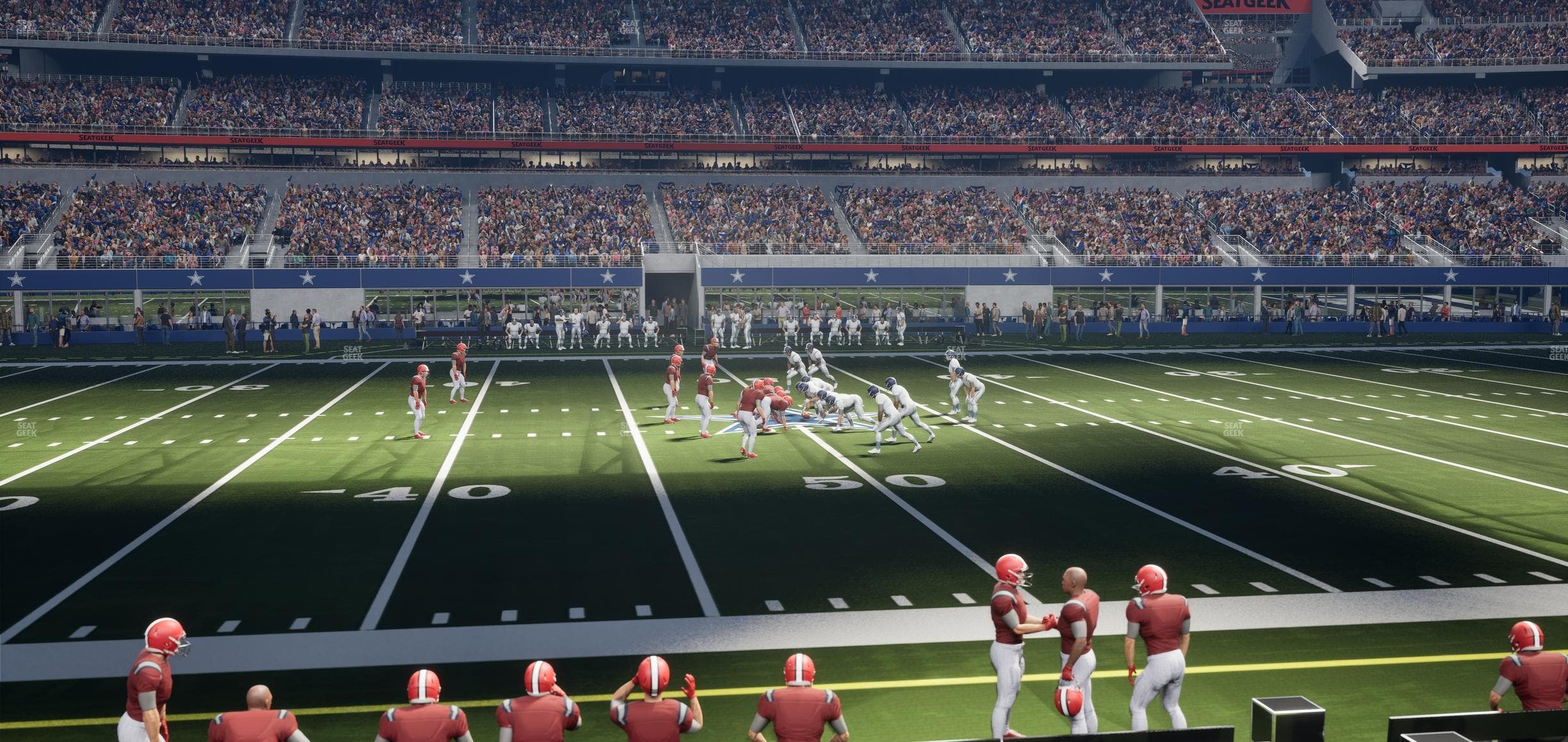 AT&T Stadium - Section C 136 Seat View