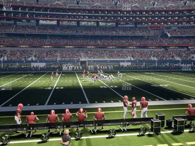 AT&T Stadium - Section C 136 Seat View