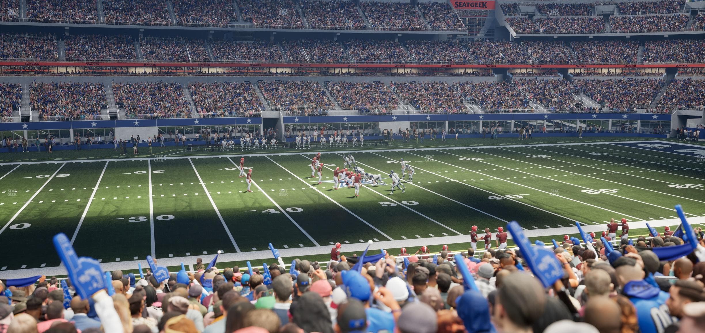 AT&T Stadium - Section C 137 Seat View