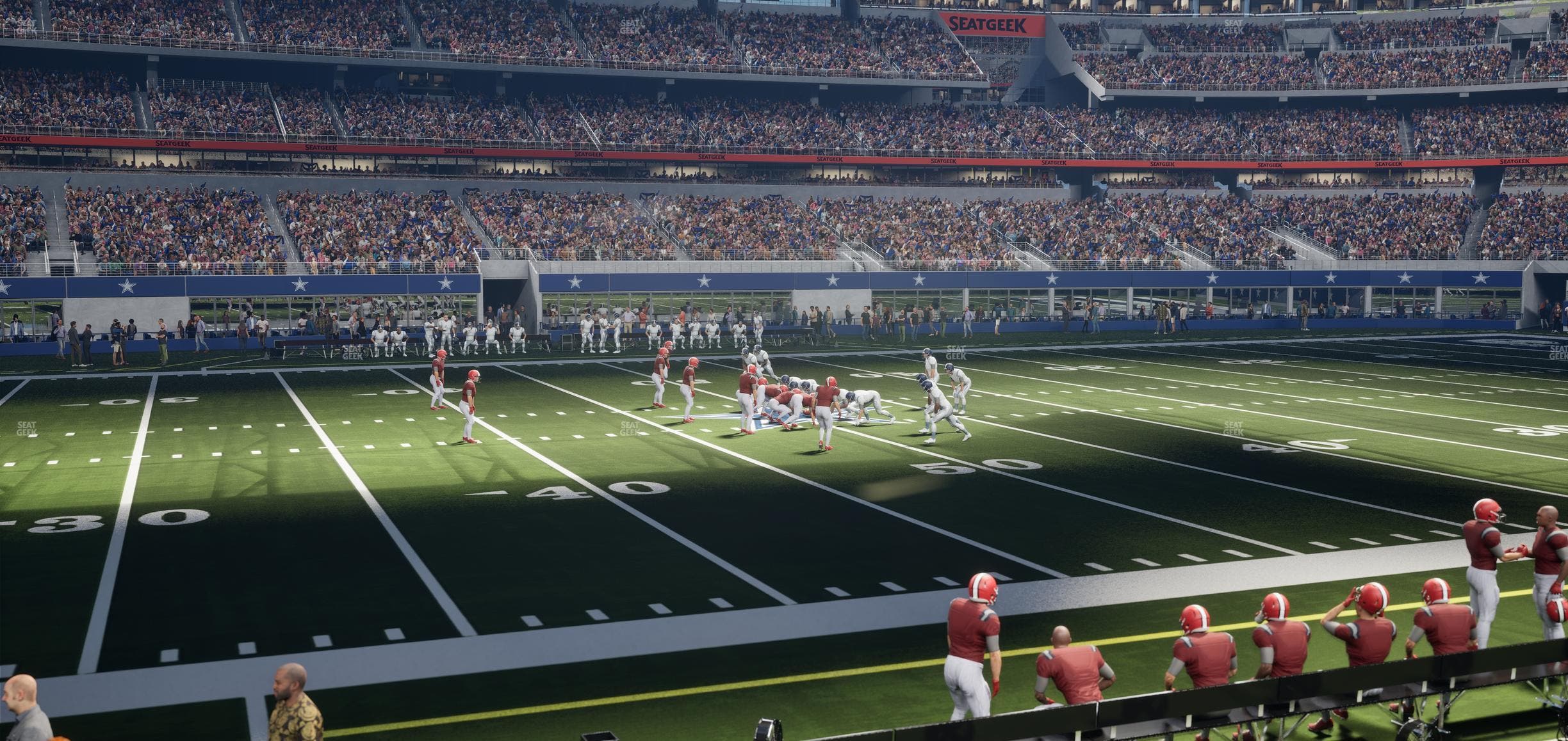 AT&T Stadium - Section C 137 Seat View