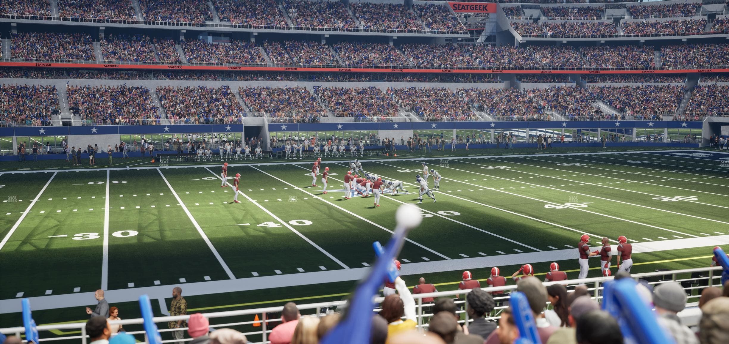 AT&T Stadium - Section C 137 Seat View