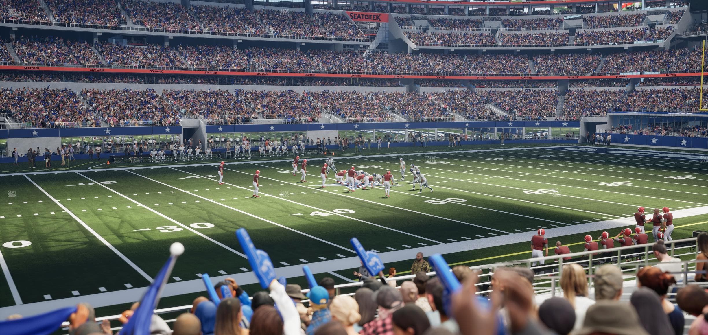 AT&T Stadium - Section C 138 Seat View