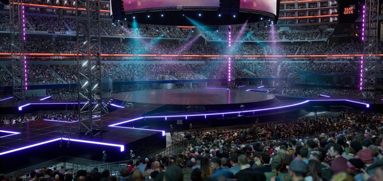 AT&T Stadium - Section C 139 Seat View