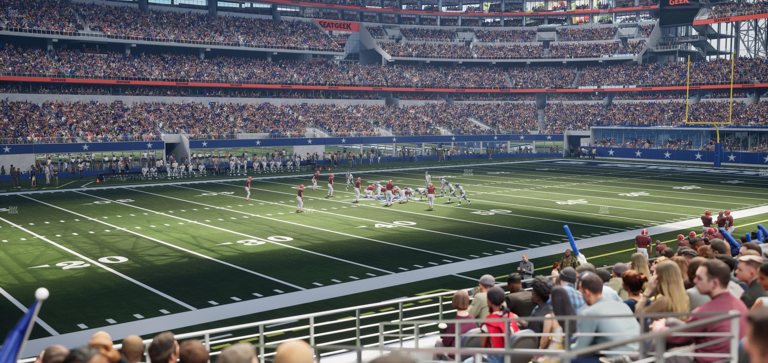 AT&T Stadium - Section C 139 Seat View