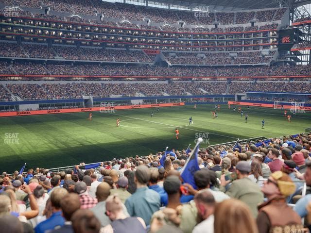 AT&T Stadium - Section C 139 Seat View