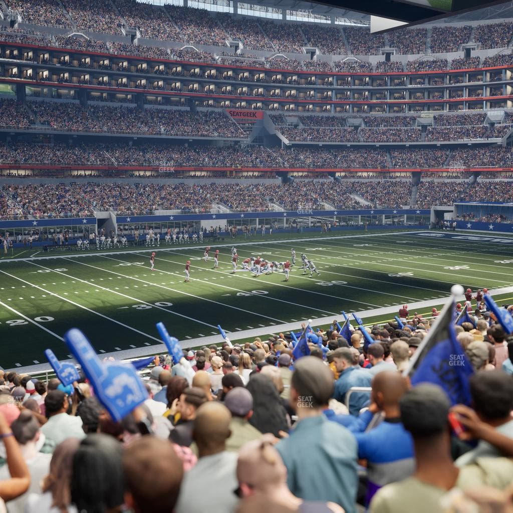 AT&T Stadium - Section C 139 Seat View