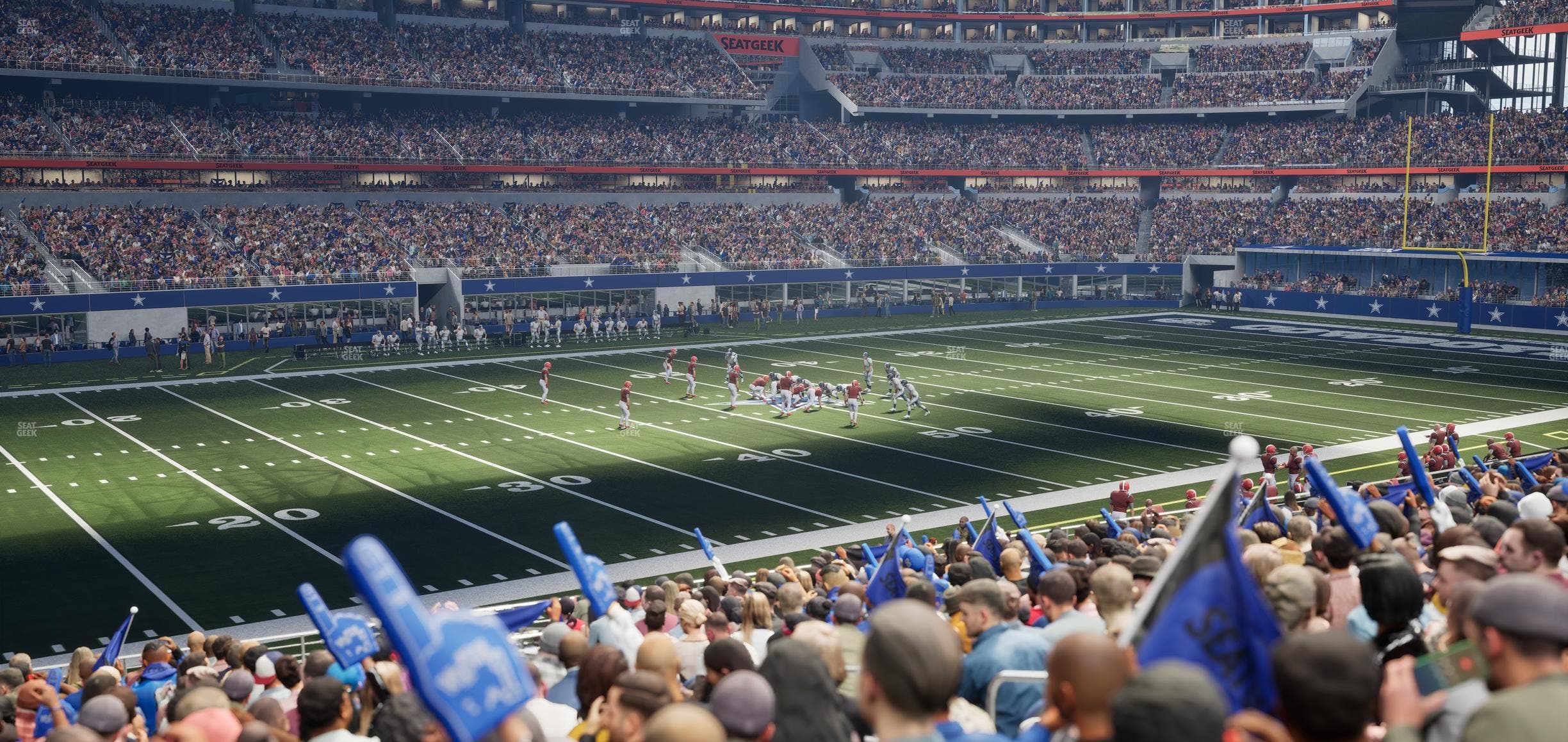 AT&T Stadium - Section C 139 Seat View