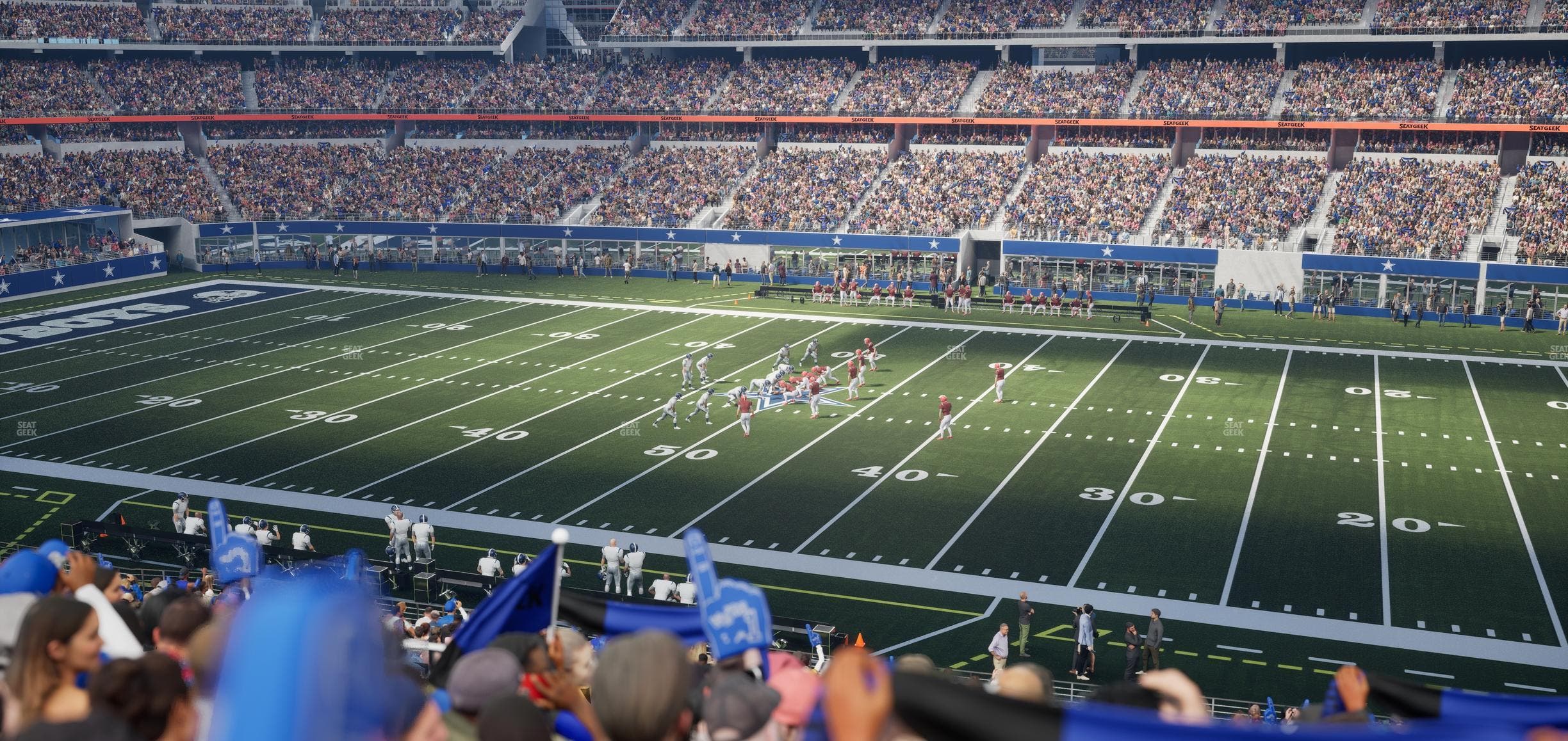 AT&T Stadium - Section C 208 Seat View