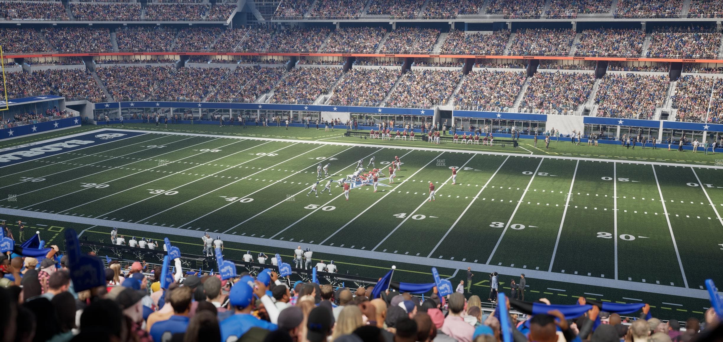 AT&T Stadium - Section C 208 Seat View