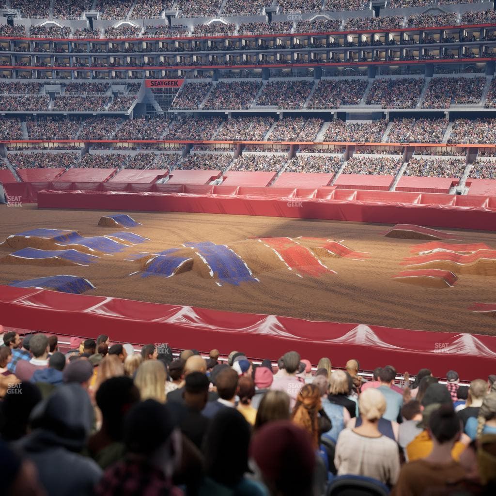AT&T Stadium - Section C 208 Seat View