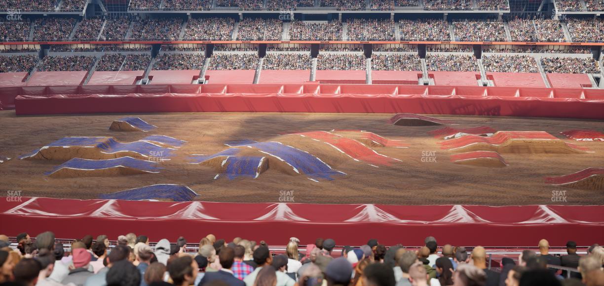 AT&T Stadium - Section C 210 Seat View