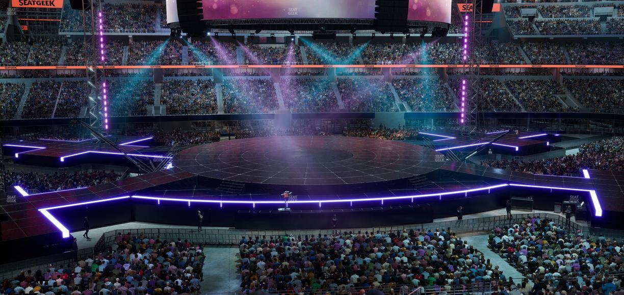 AT&T Stadium - Section C 210 Seat View