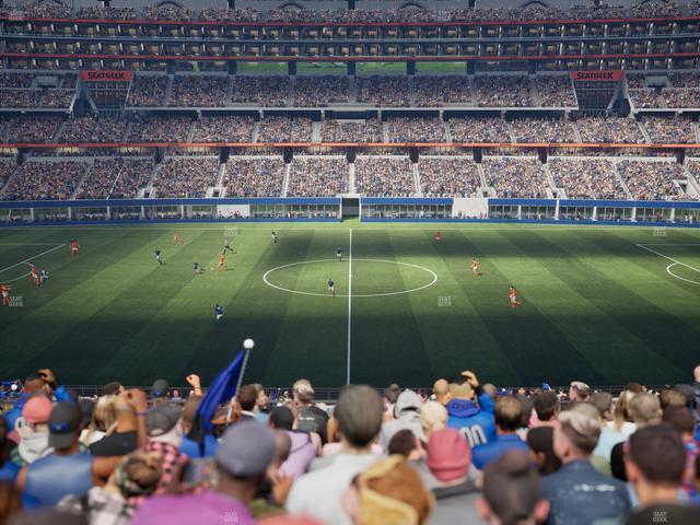 AT&T Stadium - Section C 210 Seat View