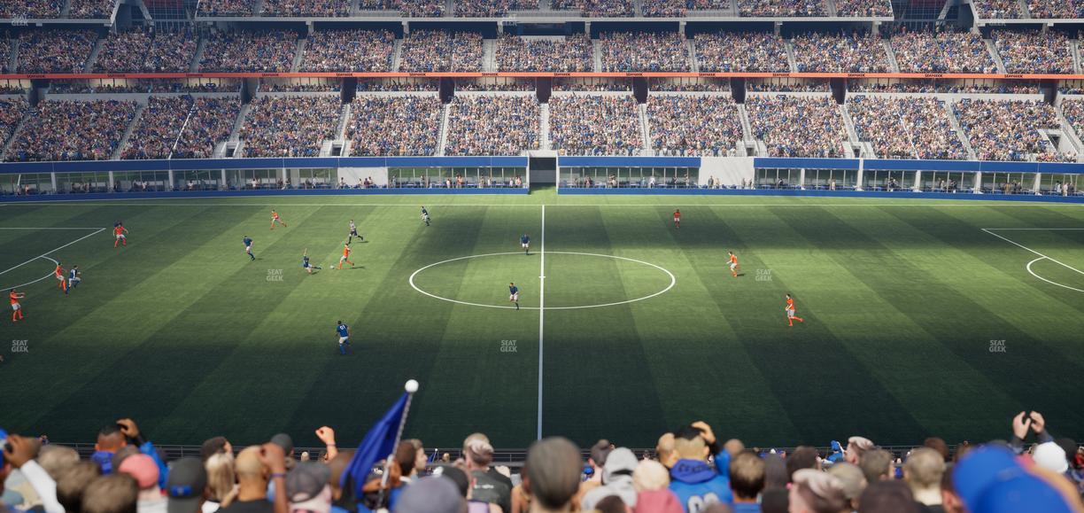 AT&T Stadium - Section C 210 Seat View