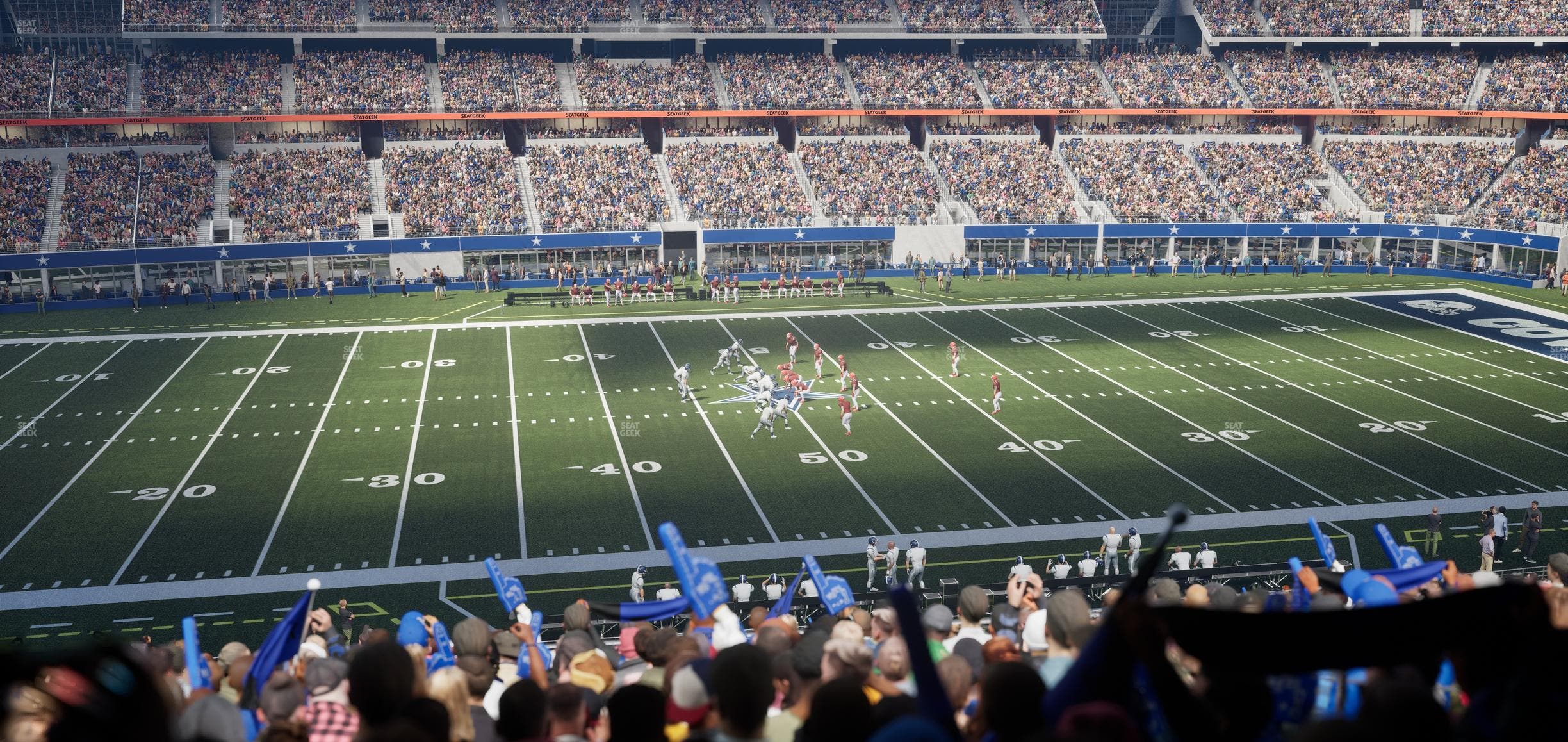 AT&T Stadium - Section C 211 Seat View