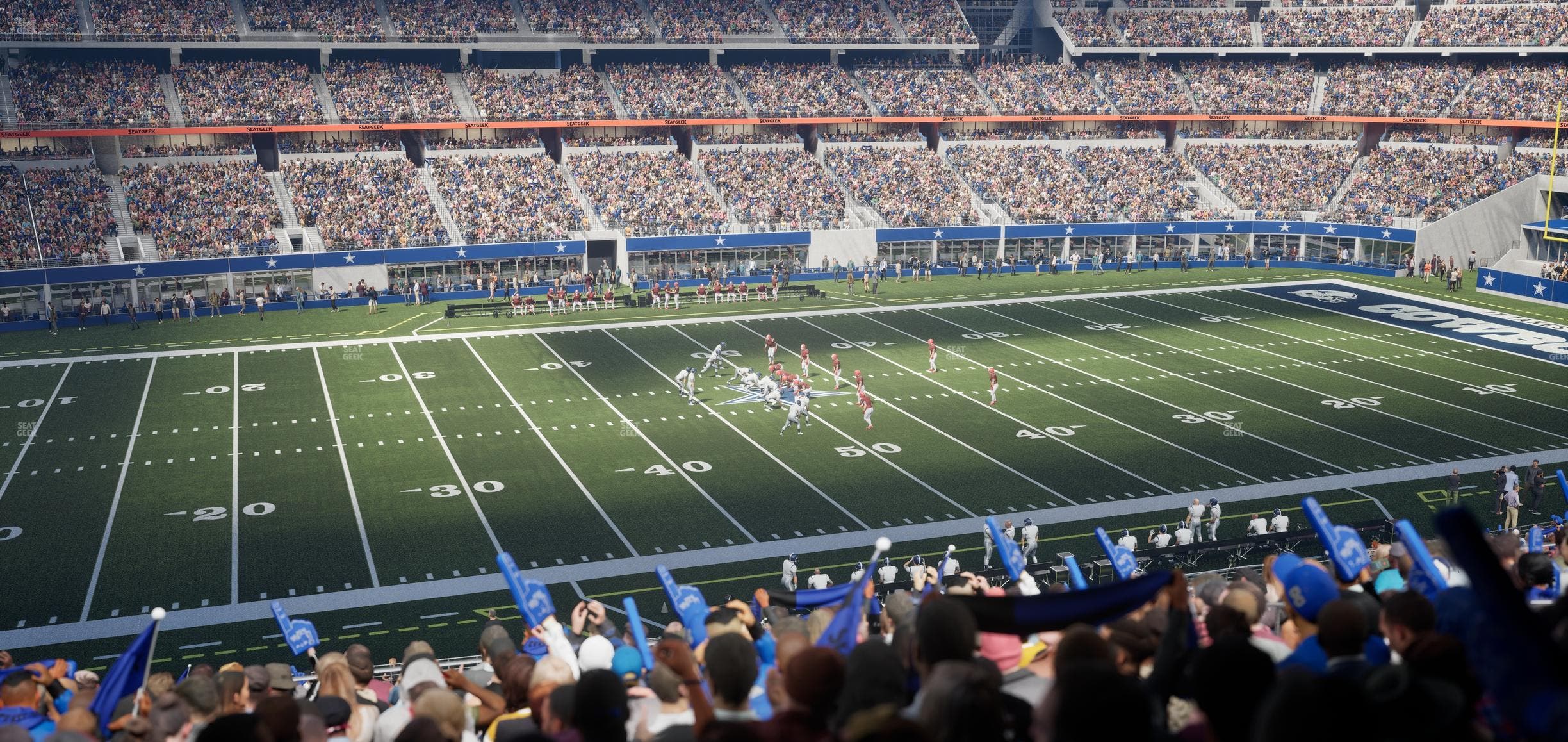 AT&T Stadium - Section C 212 Seat View