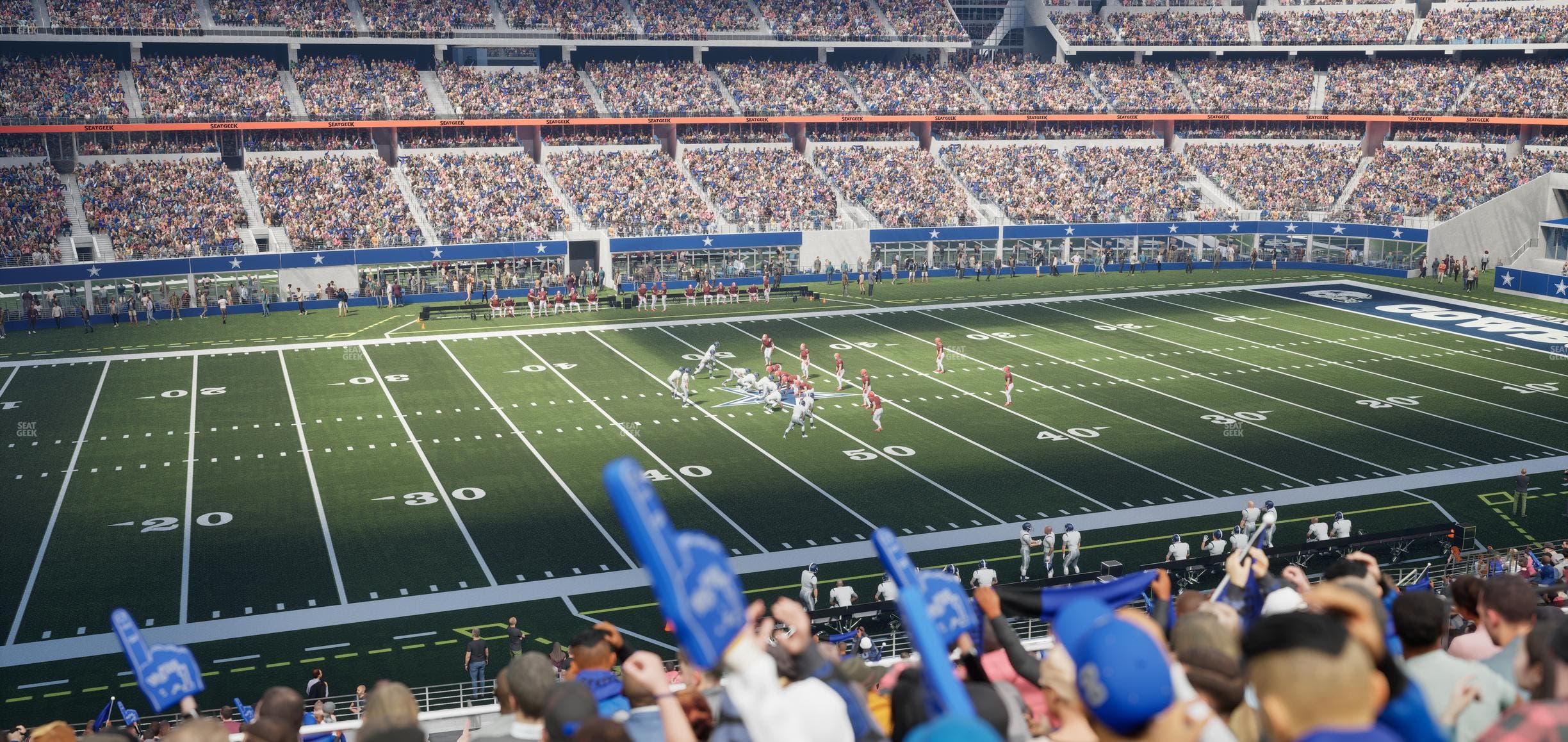 AT&T Stadium - Section C 212 Seat View