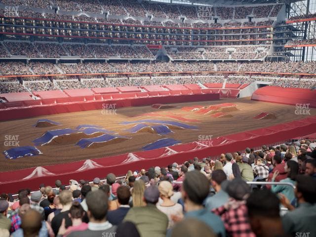 AT&T Stadium - Section C 214 Seat View
