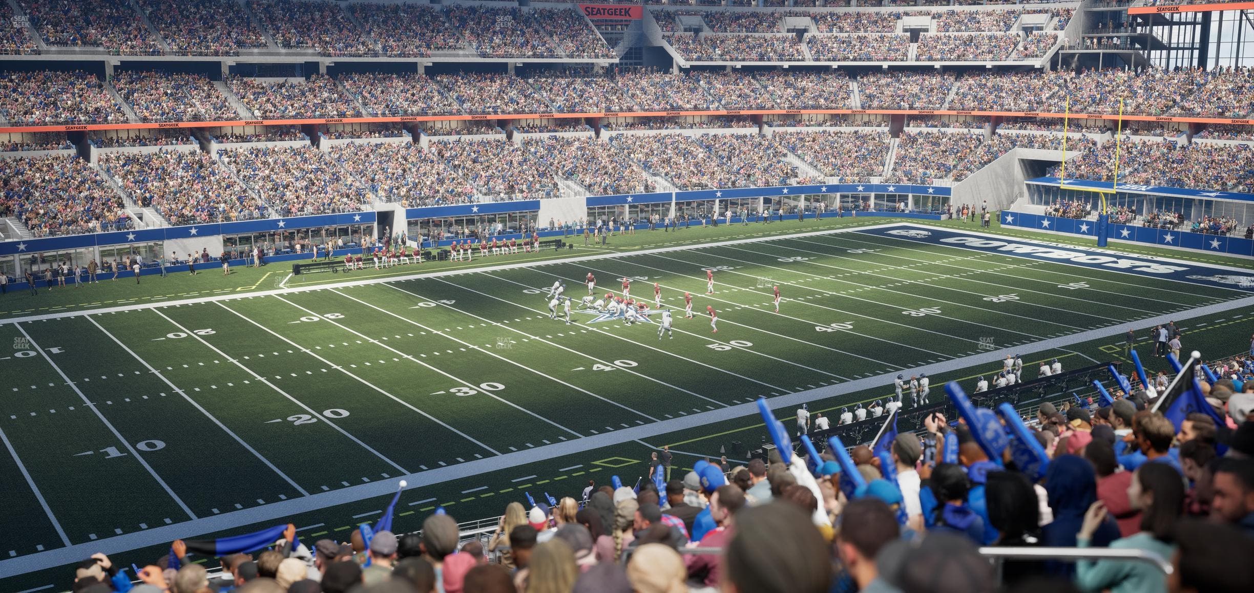 AT&T Stadium - Section C 214 Seat View