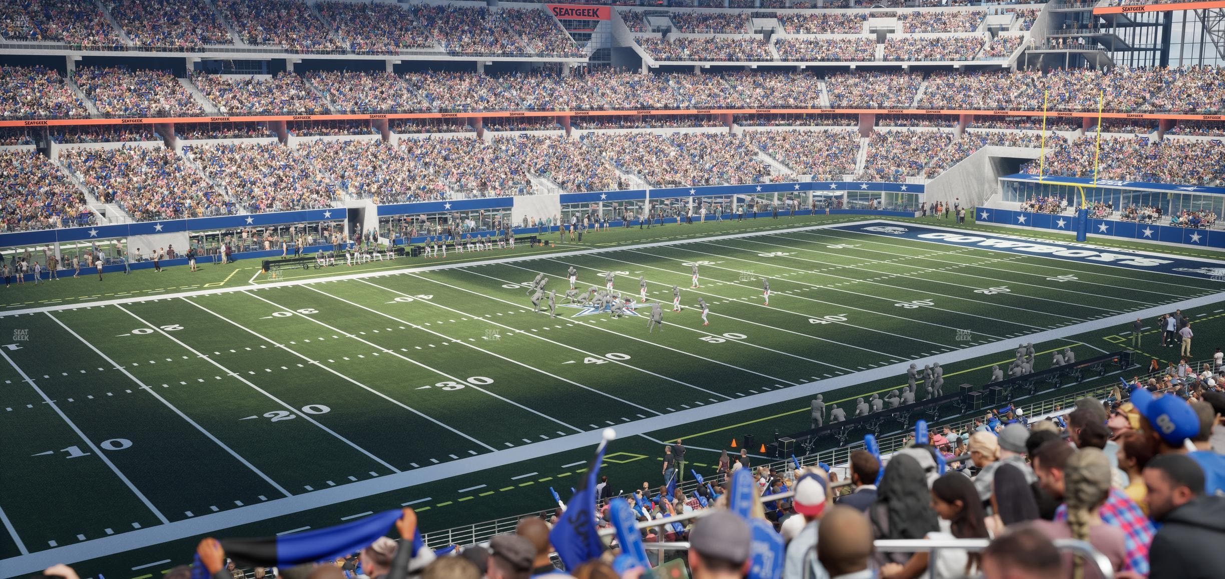 AT&T Stadium - Section C 214 Seat View