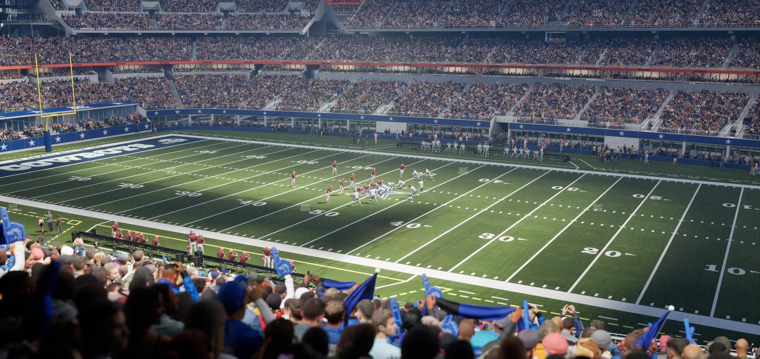 AT&T Stadium - Section C 232 Seat View