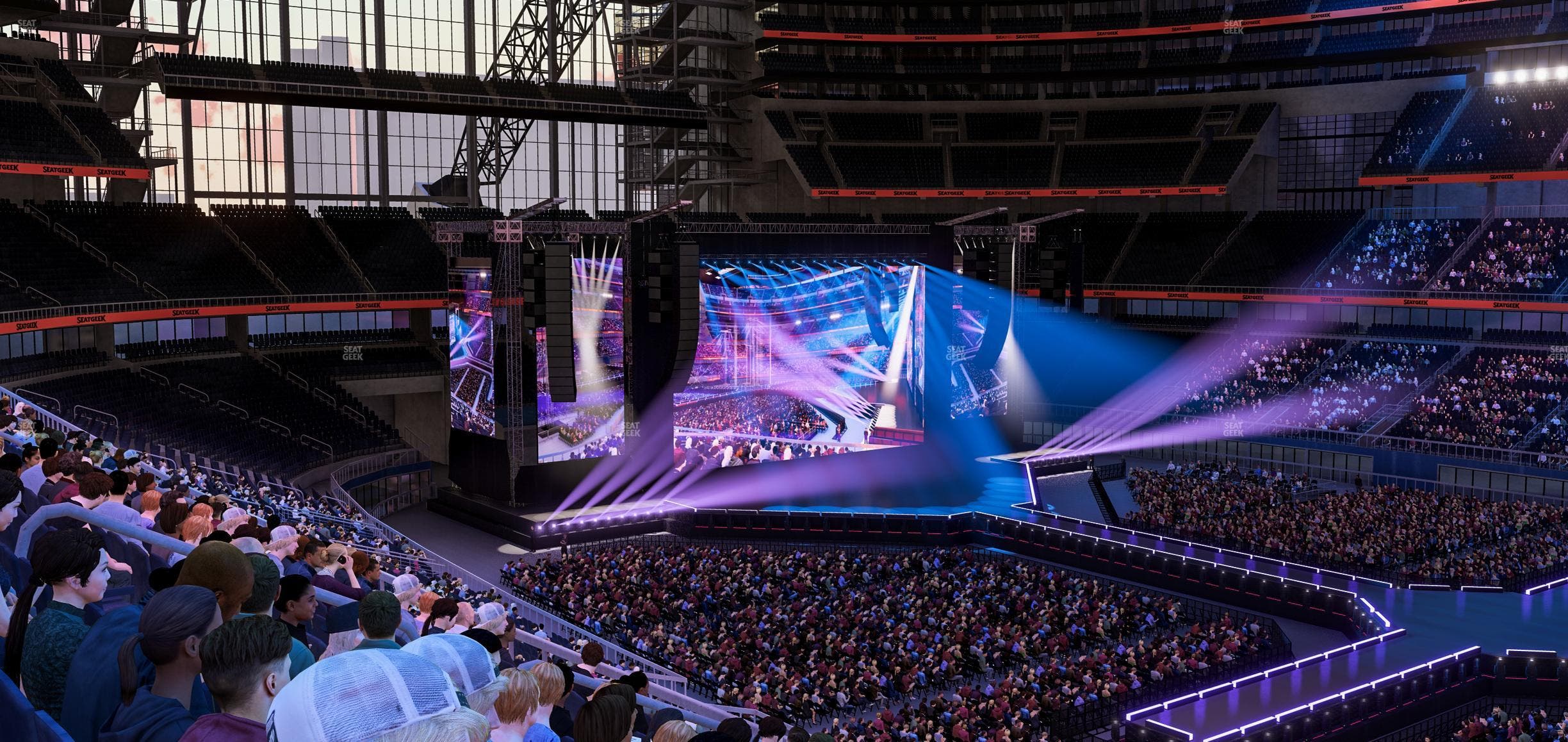 AT&T Stadium - Section C 232 Seat View