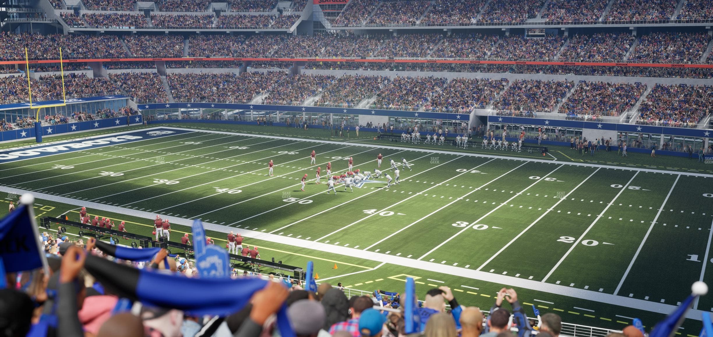 AT&T Stadium - Section C 232 Seat View