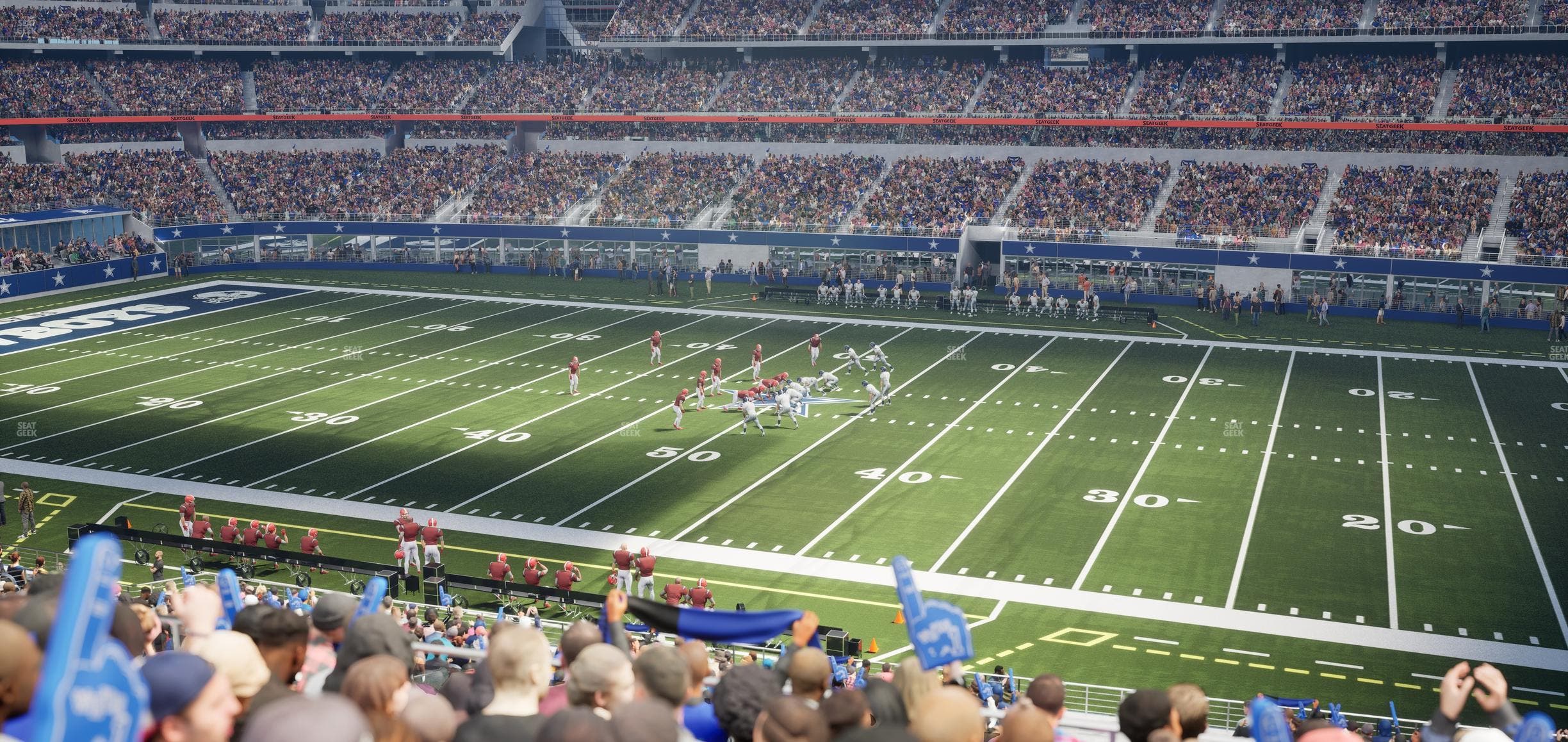 AT&T Stadium - Section C 233 Seat View